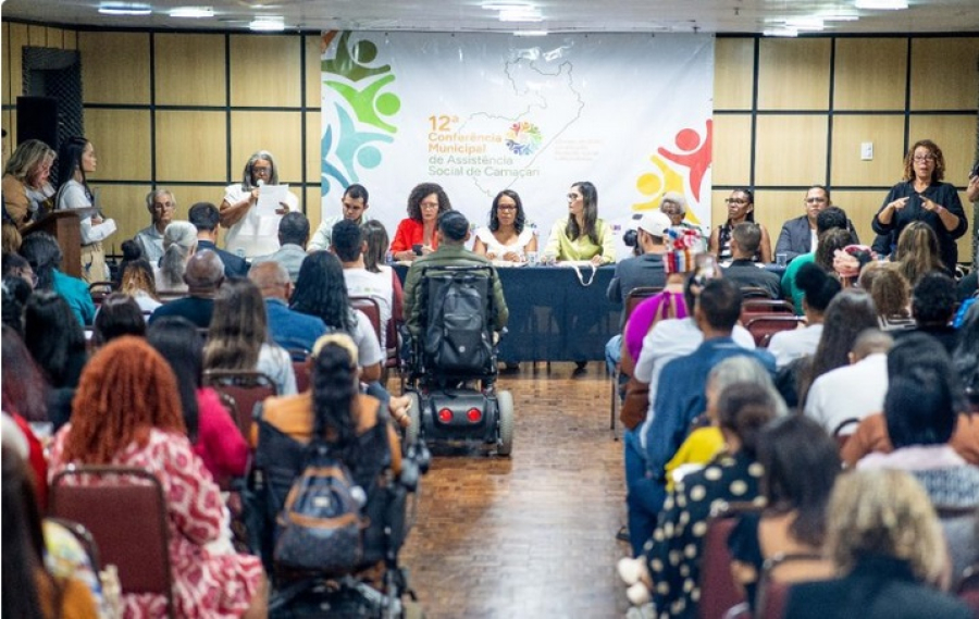 12ª Conferência Municipal de Assistência Social reúne agentes da rede SUAS de Camaçari