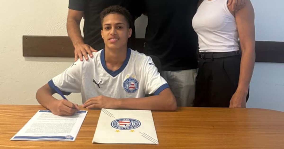 Bahia contrata Dieguinho, promessa de 14 anos do Sfera FC; veja valores e detalhes do acordo