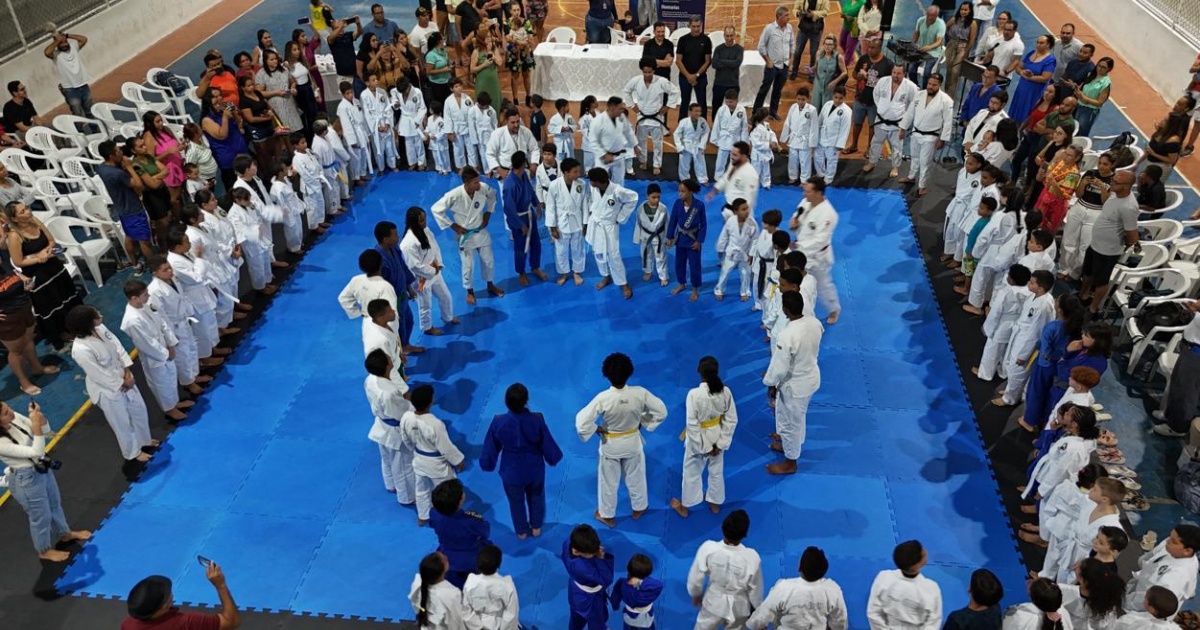 Barreiras inaugura primeiro Polo de Judô do Instituto Tiago Camilo na Bahia; projeto vai beneficiar 200 crianças e adolescentes no município